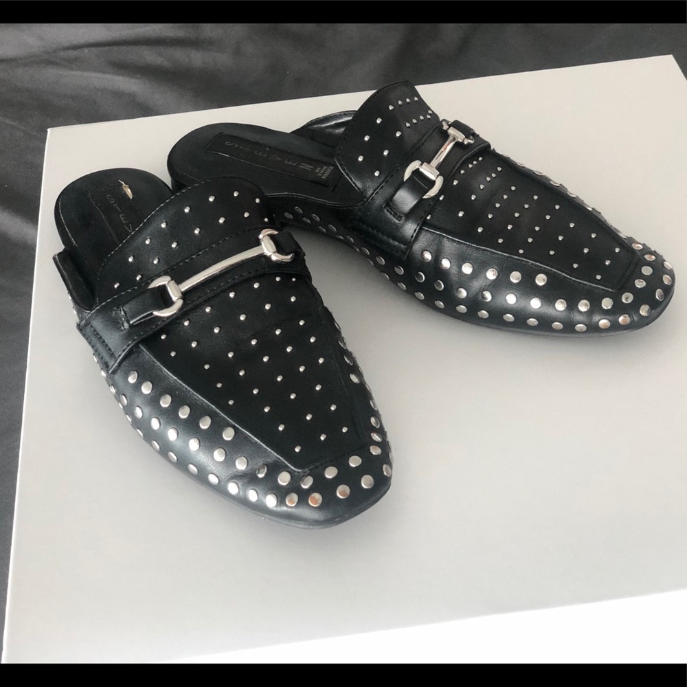 Steve Madden Laaura flat leather mules